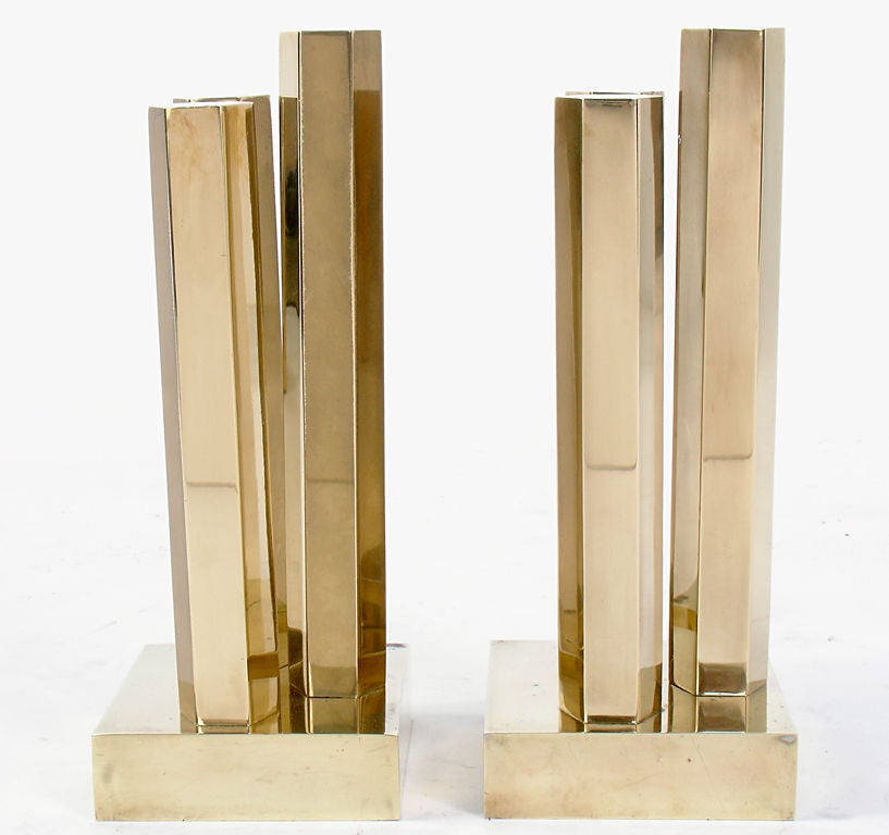Polished Bronze Towers In Good Condition In Atlanta, GA