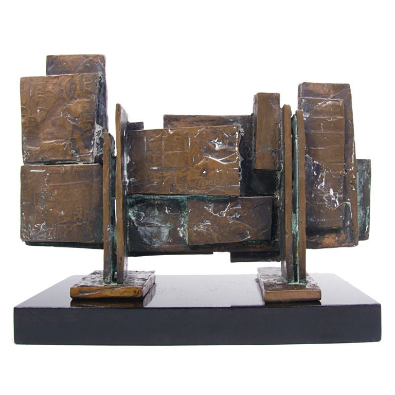 Modernist Bronze Sculpture by Ira Grayboff
