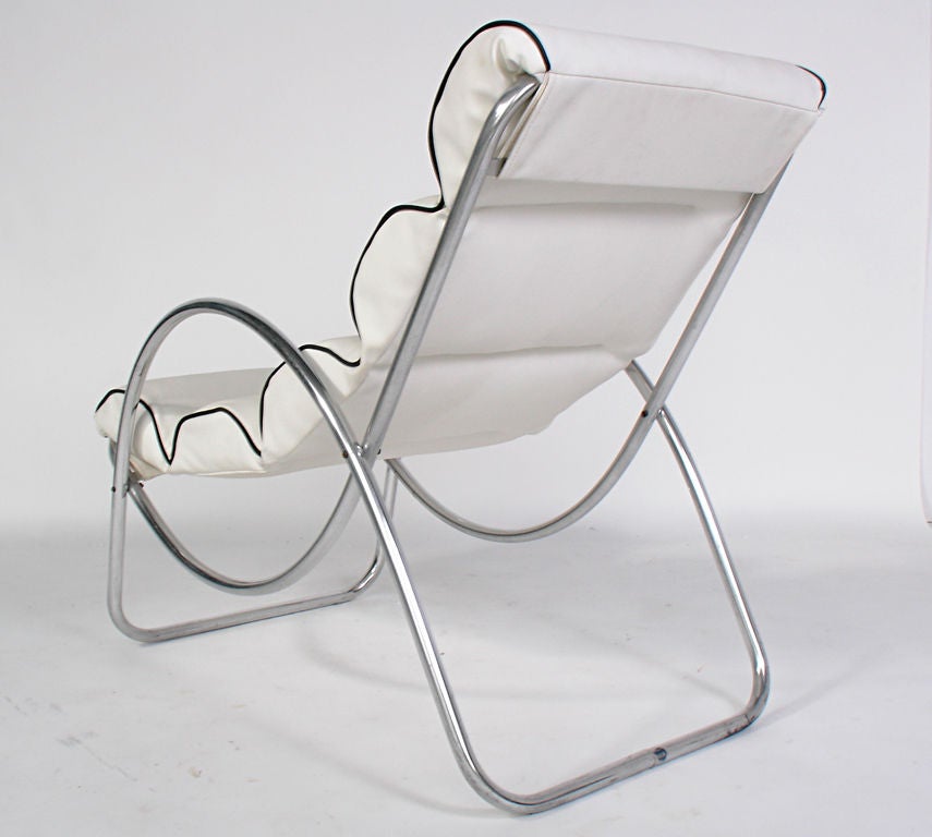 Mid-20th Century Streamlined 1930's Lounge Chairs - Indoor/Outdoor