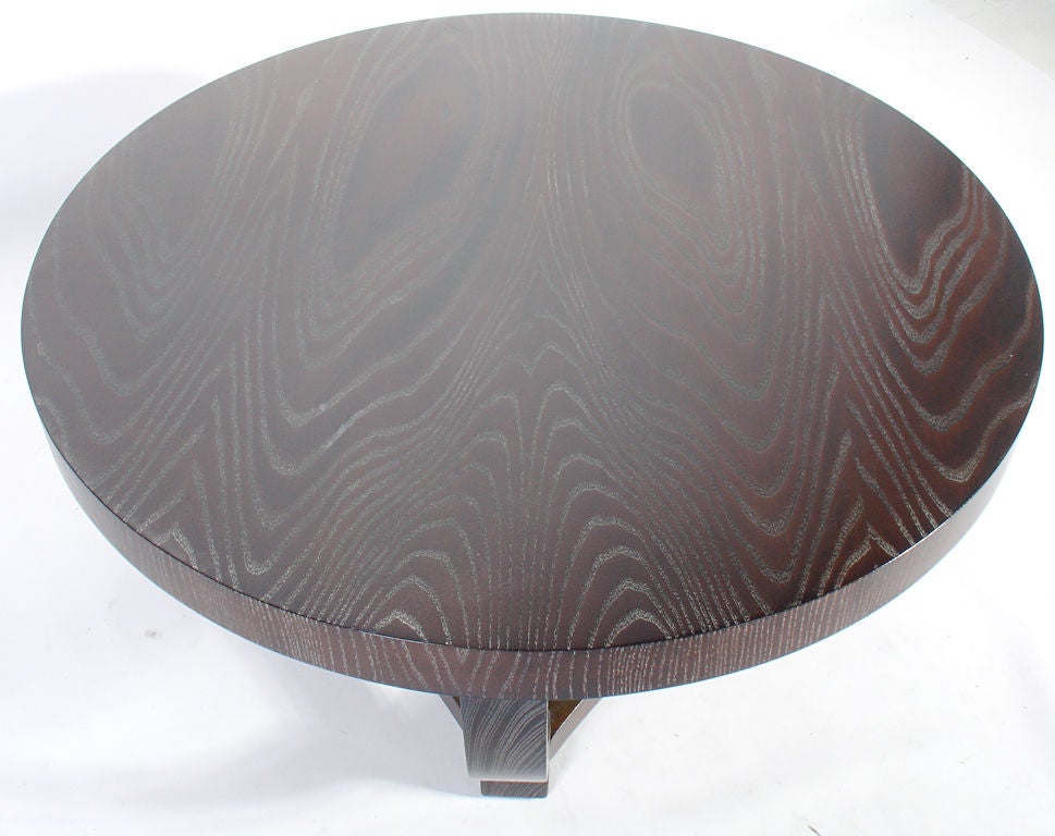 Limed Oak Coffee Table by Paul Frankl