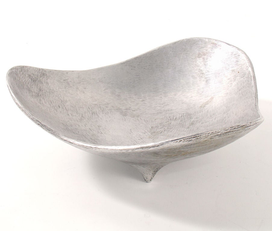 Mid-20th Century Collection of Biomorphic Aluminum Bowls by Bruce Fox