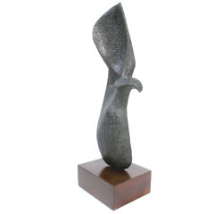Modernist Bronze Sculpture - "Aguila"  by Leonardo Nierman