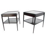 Pair of End Tables or Night Stands by T.H. Robsjohn Gibbings