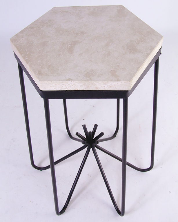 Sculptural Iron Table or Gueridon