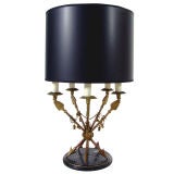 Gilt Arrow Form Lamp