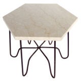 Sculptural French Side Table