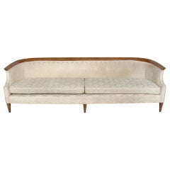 Vintage Elegant Barrel Back Sofa by Tomlinson Sophisticates