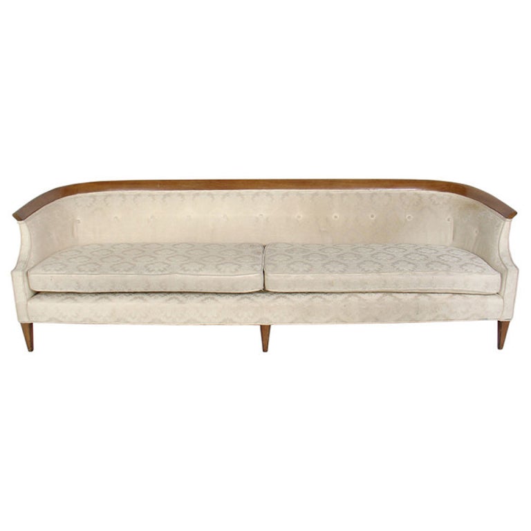 Elegant Barrel Back Sofa by Tomlinson Sophisticates