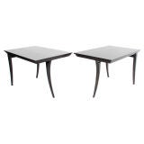 Pair of Elegant Klismos Leg Tables