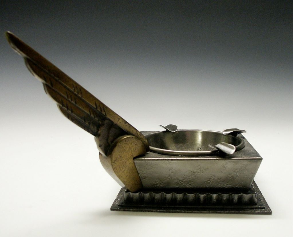 Art Deco Cigar Ashtray Edgar Brandt