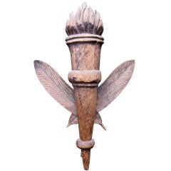 Antique CIGAR STORE TRADE SIGN