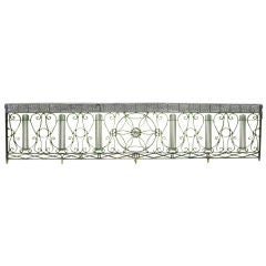 Antique musical theme fence