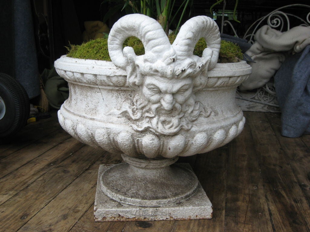 French  Cast Iron Urns