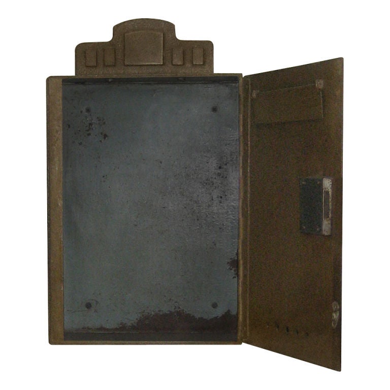 Hand Painted Cast Iron Briefkasten Mailbox