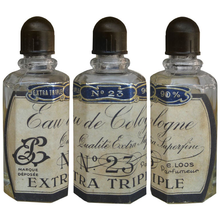 Belgian 1930's Perfume, Ernest Loos,  Eau de Cologne No. 23 from Belgium