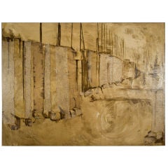 A Large Abstract Modernist Painting