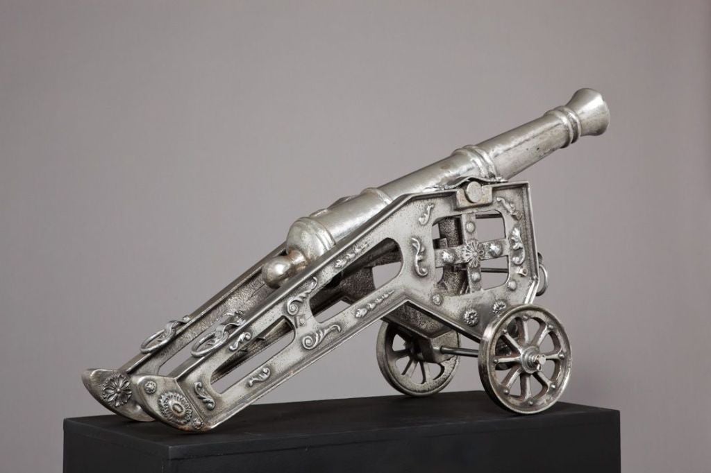 Pair Of English Manor House Cannons