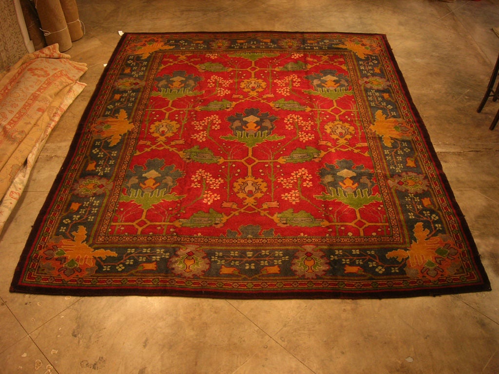 Area rug. Believed to be an original William Morris.