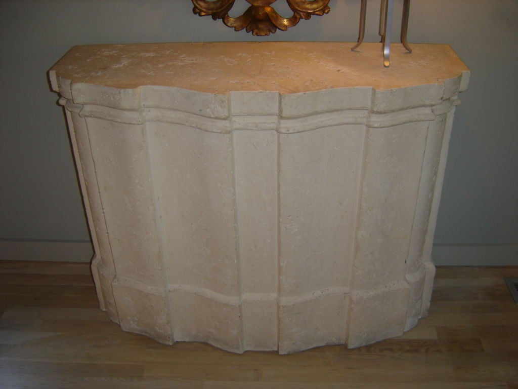 Dorothy Draper Plaster  Console