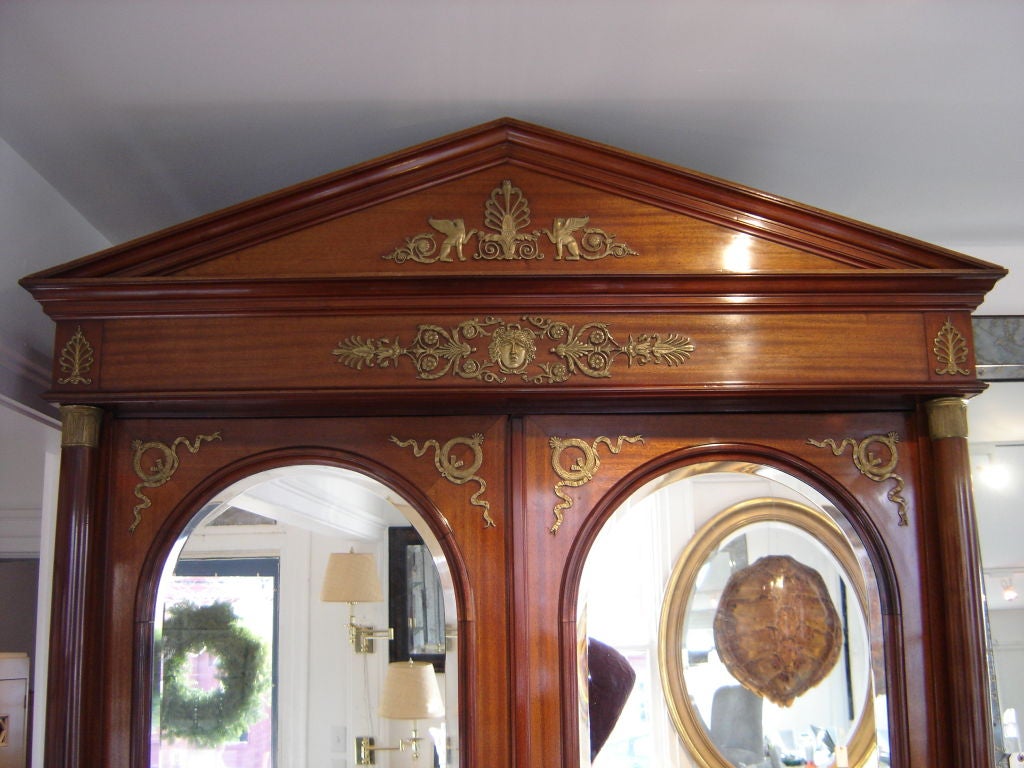 French second empire mahagony armoires