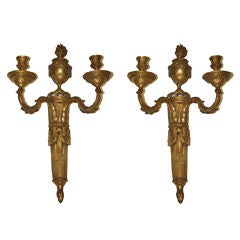 Pair of 2 Arm Louis XV Sconce