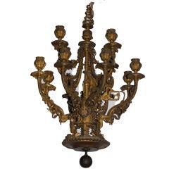 Oriental Bronze Chandelier