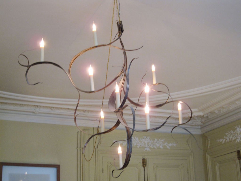 French Fiori, A chandelier  by Jacques Jarrige