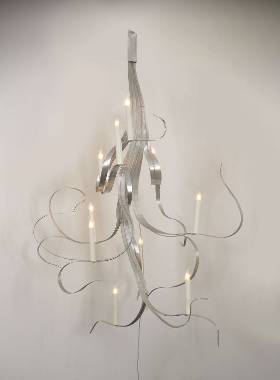 Contemporary Fiori, A chandelier  by Jacques Jarrige