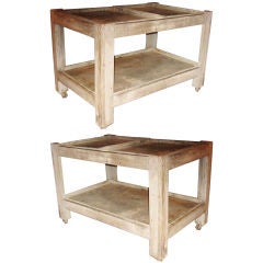 Pair of Orchard/Harvest Tables