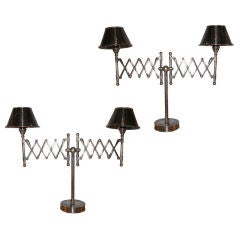 Pair of Double Arm Table lamps