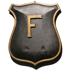 Fraternal Plaque Letter "F"