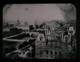 Antique Paris Archival Print from Glass Plate