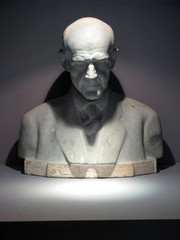 Plaster Bust of the Father of American Socialism Eugene Debs 1
