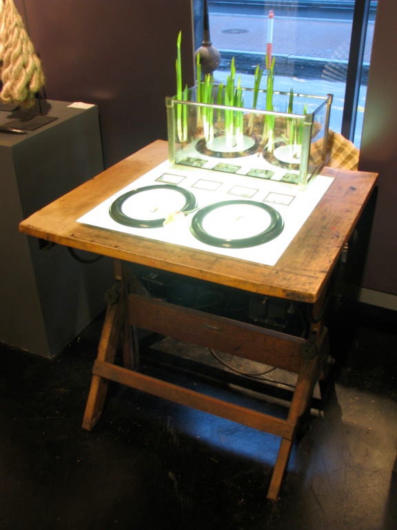 Mid-20th Century Jeweler's Adjustable Drafting Light Table