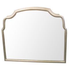 Art Deco Silver Leaf Mantle Mirror