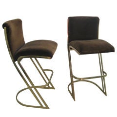 Pair of Bar Stools In the Manner of Mastercraft