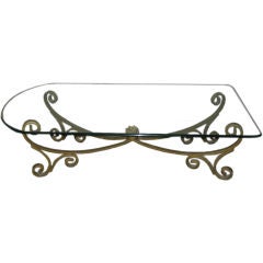 Rectangular Oval Hollywood Cocktail Table 1