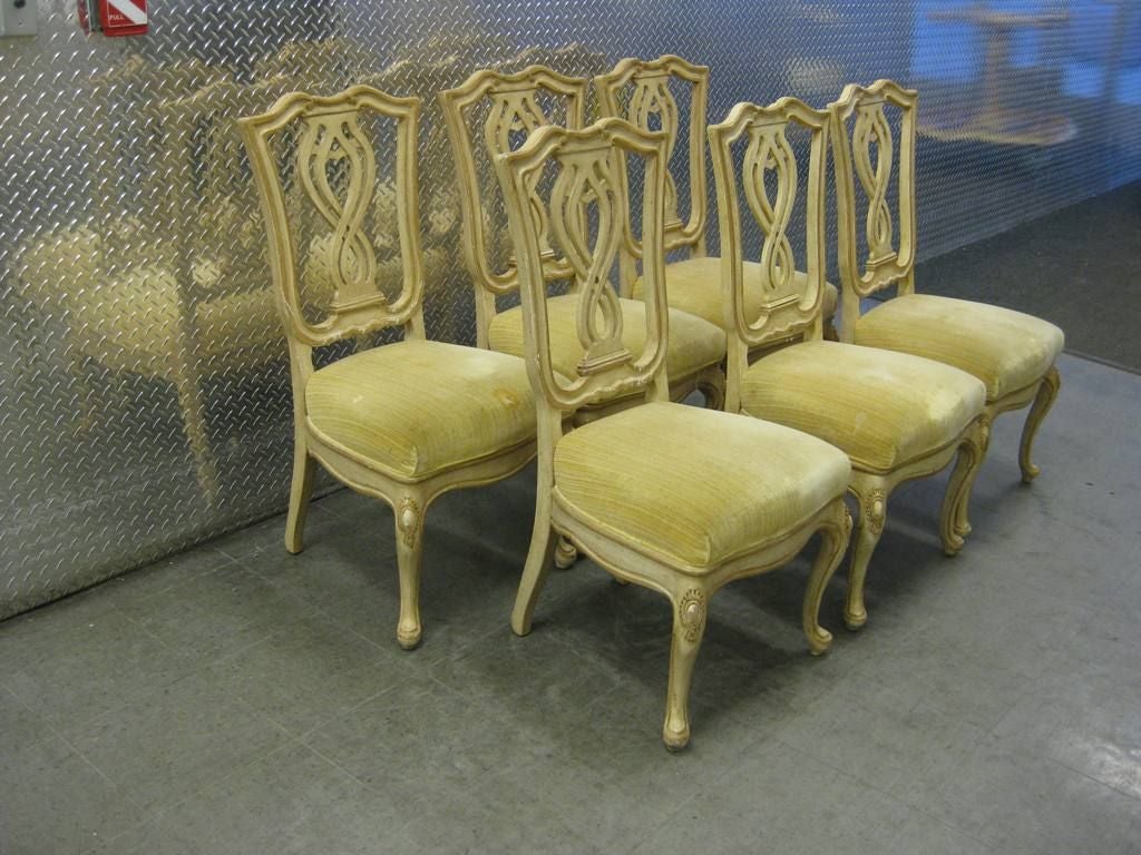 Hollywood Regency Pair of Drexel Heritage Chairs For Sale