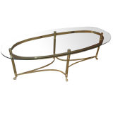 LaBarge Large Oval Cocktail Table