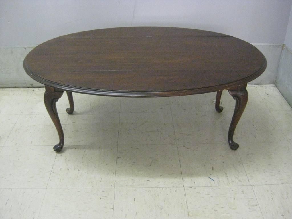 Hollywood Regency Drop-Leaf Narrow Cocktail Table For Sale