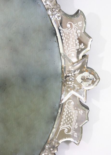 19th Century A Venetian Mirror