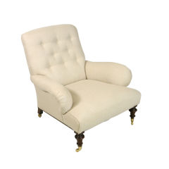 Button Back Club Chair