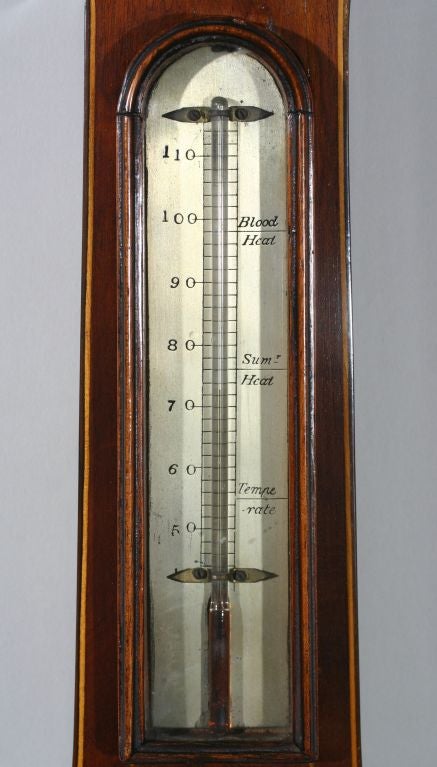 Irish Mahogany Barometer 1