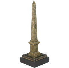 Antique Egyptian Grand Tour Obelisk