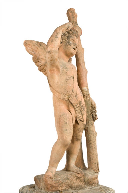 Terracotta Figure of Cupid