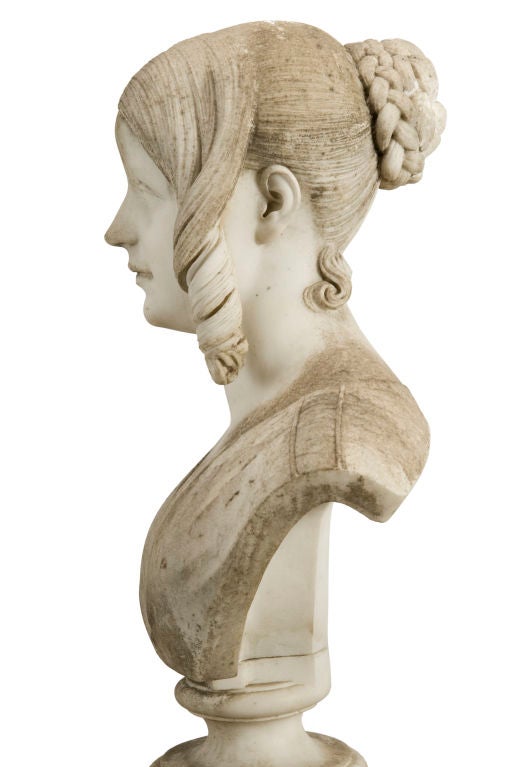 Pair Grand Tour Portrait Marble Busts