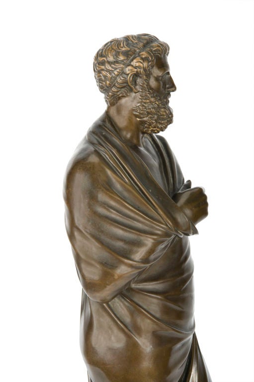 Barbedienne Bronze Figure of Sophocles