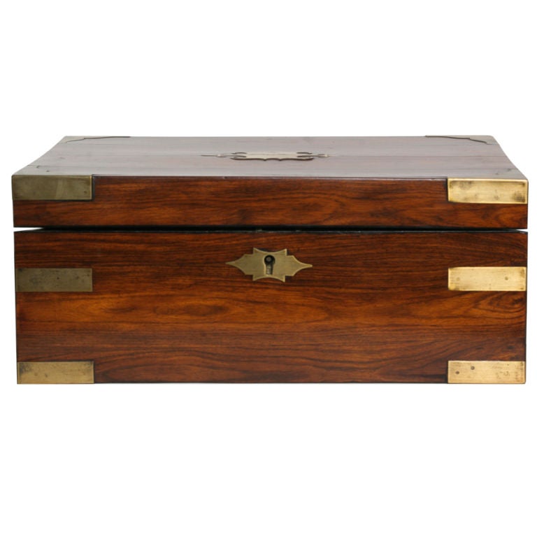 William IV Rosewood Campaign Lap Desk