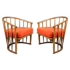 Pair of Modernist Bentwood Chairs by John Van Koert