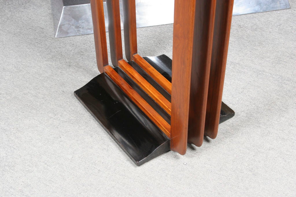 Art Deco Period Walnut Side Table